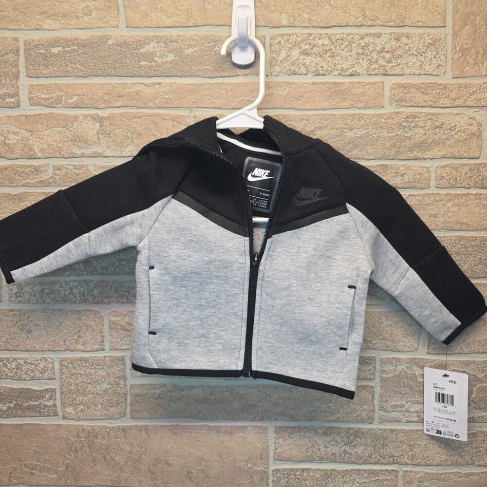 Nike Sportswear Baby Tech Fleece Full Zip Sz 12M - Picture 2 of 7